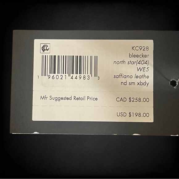 NWT Kate Spade Bleecker Small Crossbody w/Silver tone Hardware Includes Dust Bag - Picture 6 of 8